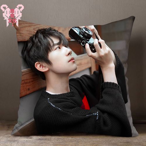 tfboys易烊千玺周边同款抱枕靠垫定制来图定做照片海报生日礼物品