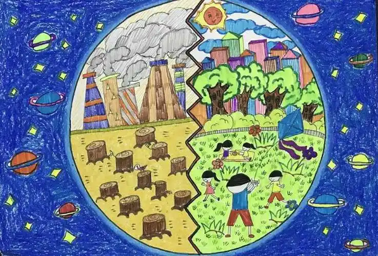 0009环保绘画作品王诗琴