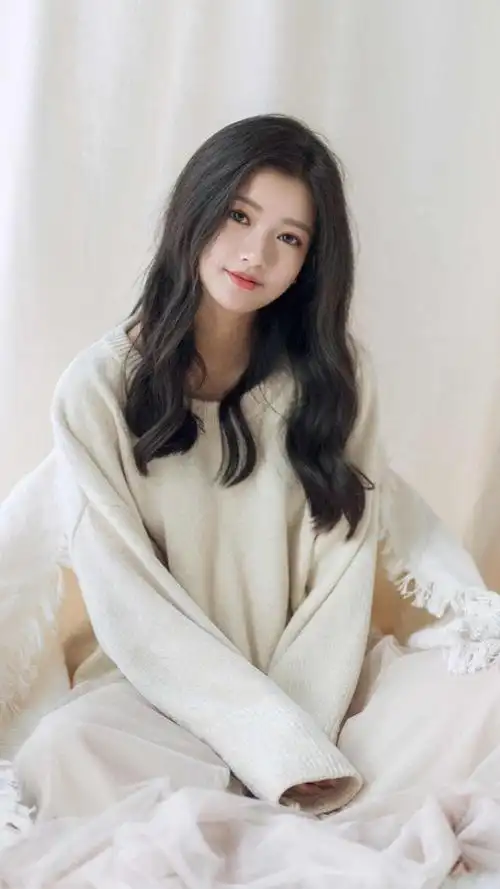 仙气飘飘的长发气质美女居家写真,高清图片,手机壁纸