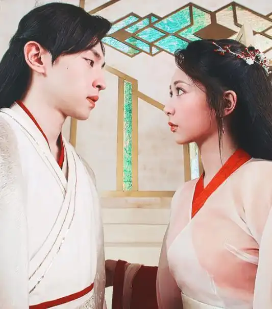 香蜜里杨紫与邓伦的七套情侣装红衣时甜蜜黑衣时虐心