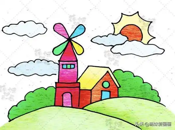 五年级风景画既简单又漂亮 五年级风景画既简单又漂亮山水