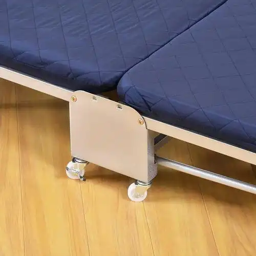 三折叠床单人办公室午休午睡床约带滑轮硬板床陪护床