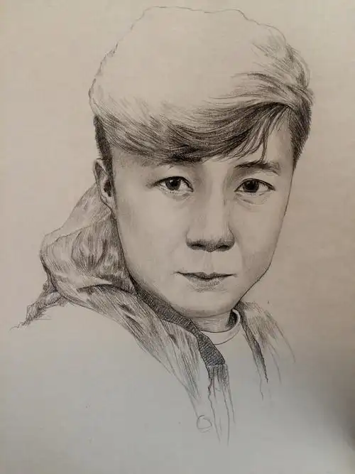 素描肖像头像简绘