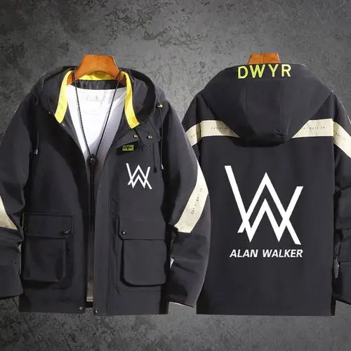 艾伦沃克工装夹克faded电音alanwalker开衫外套青少年动漫t恤