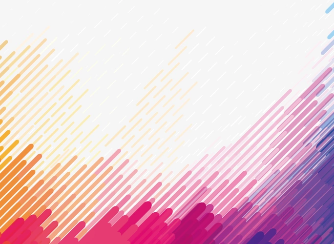 彩条拼色效果元素