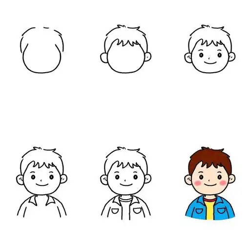 你们有没有试过用简单的线条勾勒出亲朋好友