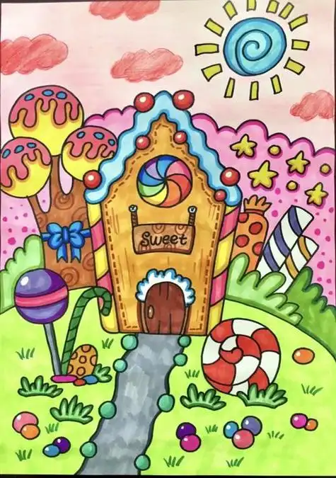 17岁儿童画1一7岁的画画