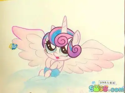 小马宝莉风雪之心长大简笔画