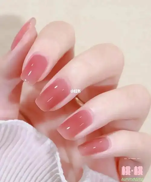 夏日显白美甲9799冰透果冻色 超级仙_果冻_夏天去哪玩_美甲_显白