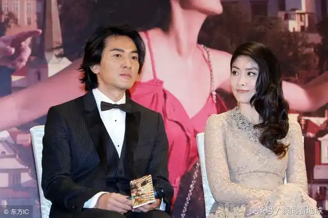 51岁郑伊健和45岁陈慧琳合影相差6岁真看不出来