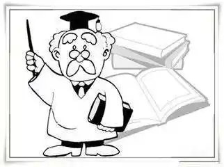 赵爽数学家简笔画