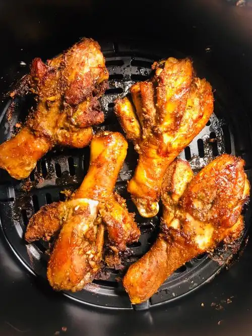 无油无盐蒜香炸鸡腿巨香