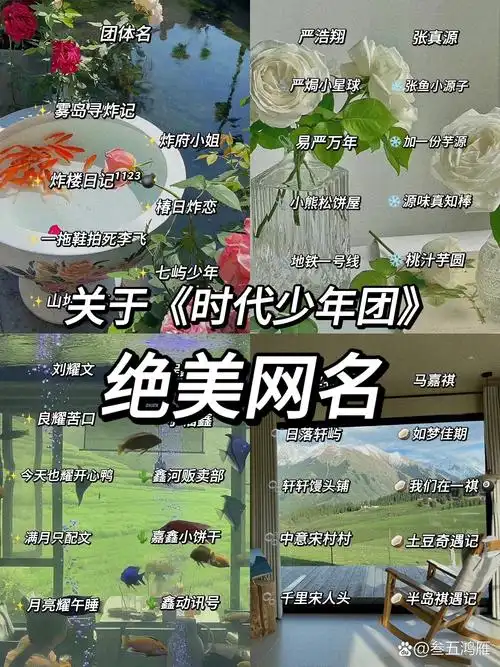 时代少年团网名