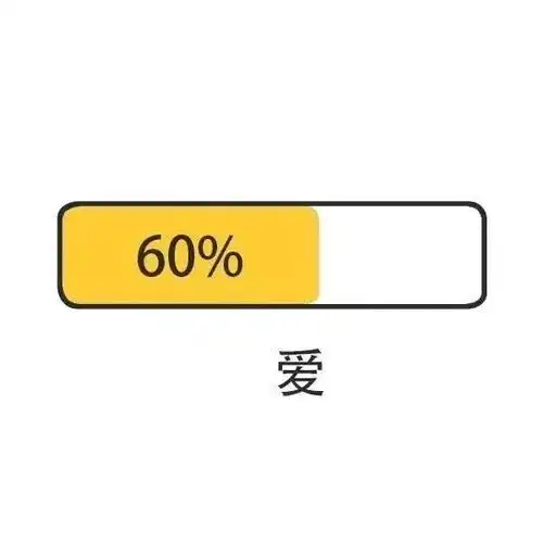 60% 爱 - 电量图丨我还爱你_撩妹撩汉表情