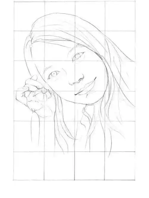 素描教程:30分钟学会肖像素描