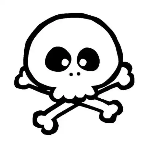 最恐怖骷髅头图片 可爱的骷颅头