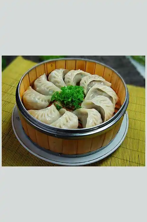 高清小吃美食图片鲜肉蒸饺
