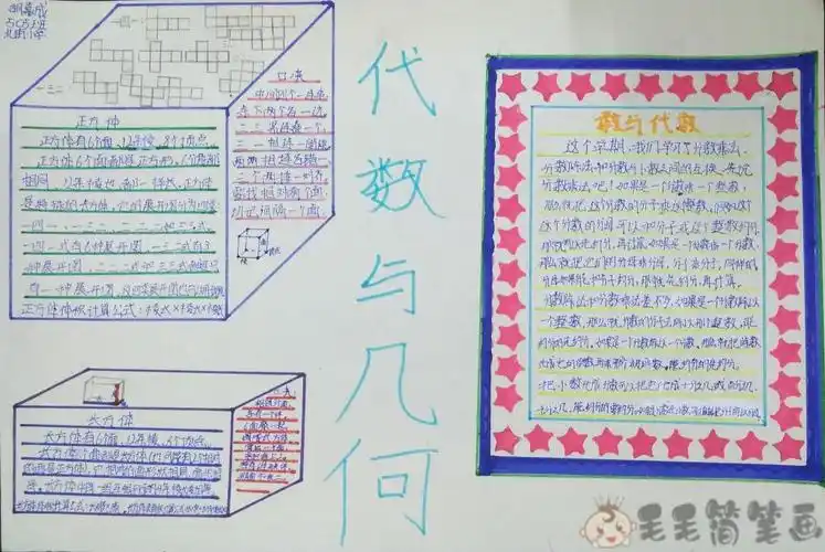 五年级数学手抄报简单好看