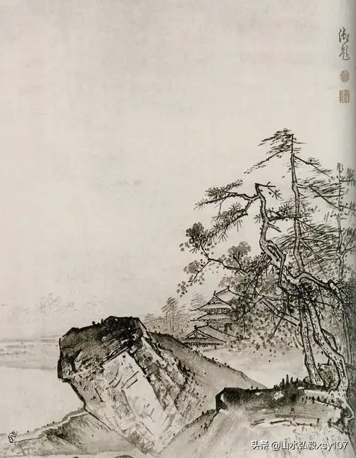 夏圭山水画如此完美,其"拖泥带水皴",就让无数人顶礼膜拜