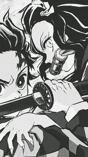 鬼灭之刃黑白人物回忆录