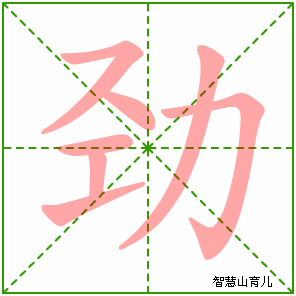 劲的笔顺拼音及解释