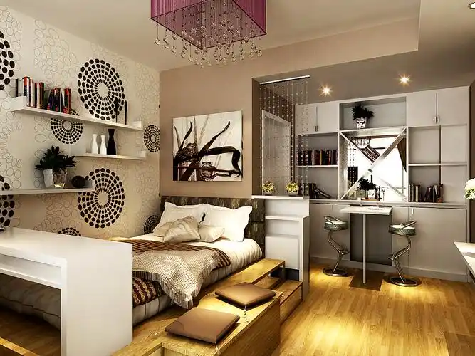 38平方小公寓,囊括一切_众易居装修效果图大全