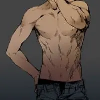 动漫男生头像露腹肌【点击鼠标右键下载】