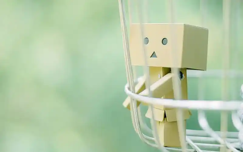 纸盒人阿楞小清新可爱高清桌面壁纸