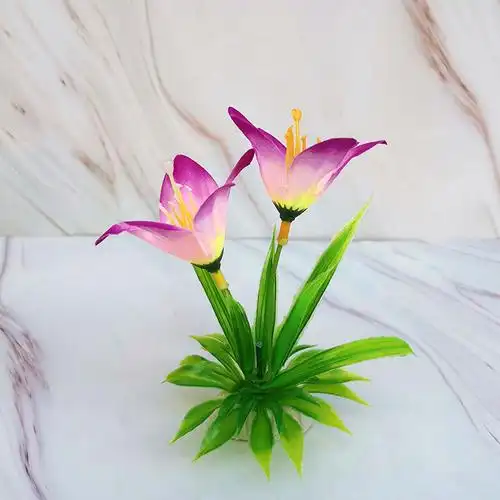 仿真花草小摆件装饰小花酒店餐厅盘饰花家宴乡厨摆盘花冷菜点缀花