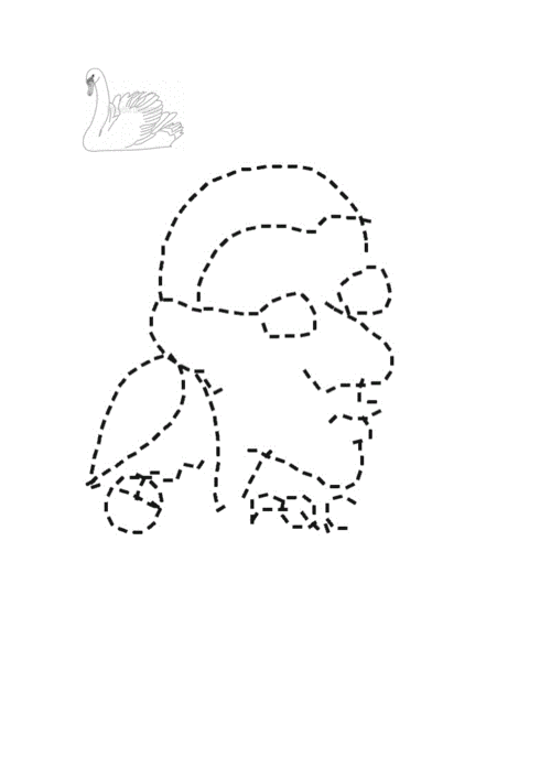 儿童虚线简笔画doc10页幼儿园小班填涂画简笔画.