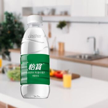 怡宝小瓶家庭会议办公饮用水天然饮用水便携装 纯净水400ml*12瓶【图