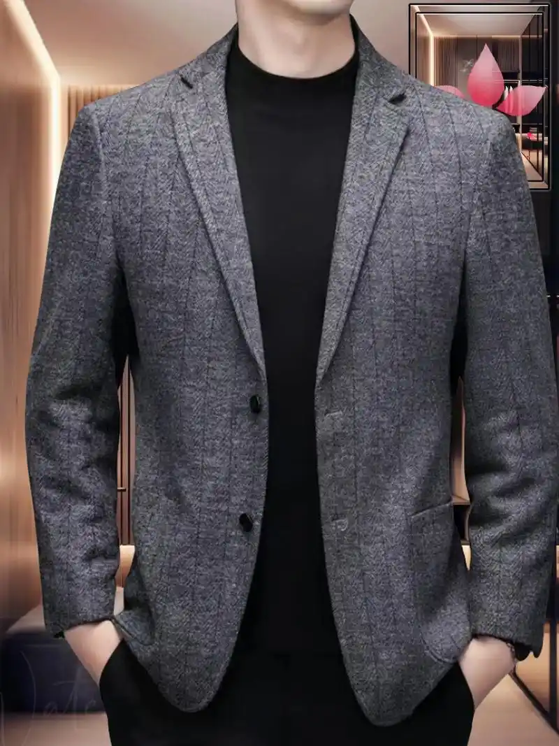 这款新款男士西装外套男春秋款时 - 抖音