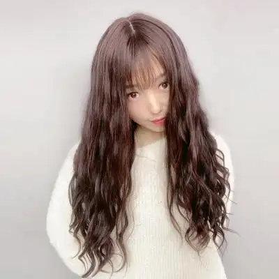 羊毛卷假发女长发浪长卷发自然全头套水波纹假发套女真人发丝 全网