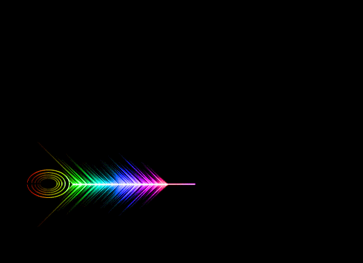 羽毛漂亮展开五颜六色孔雀尾巴gif动图_动态图_表情包下载_soogif