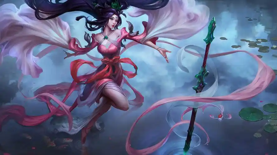 英雄联盟迦娜风仙子原画电脑壁纸