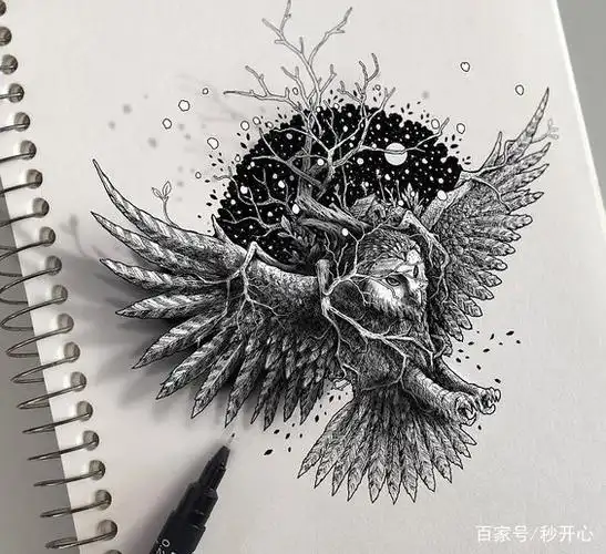 手绘艺术:让人震撼的立体黑白画,赋予你的不只是享受