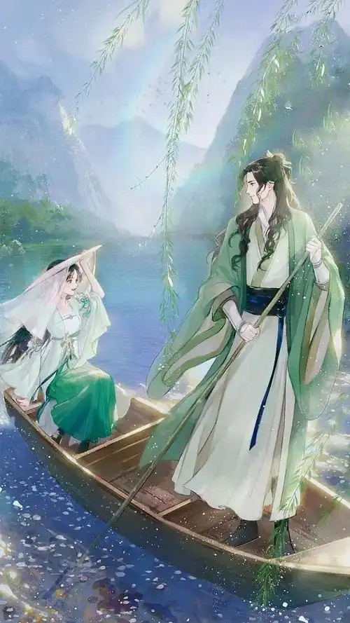 安然然an从墨染清眉转采于2021-01-30 03:37:29古风情侣【动漫情侣】