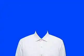 白衬衫证件照免抠psd素材 i>男 /i>