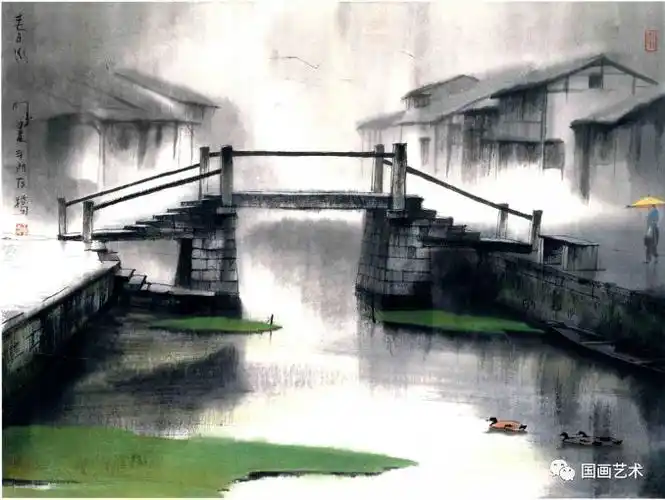 山水画中的江南小桥,美醉了!