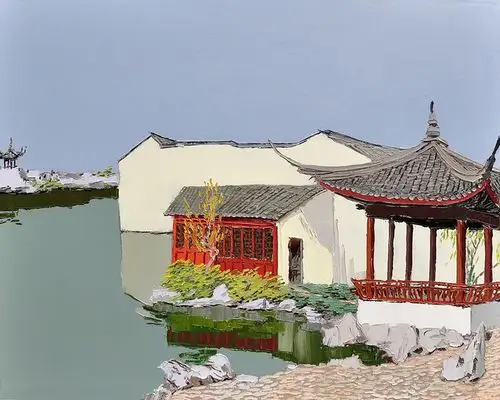 画家 冯中起   他的画是继方力钧,岳敏君之后又一成熟的当代绘画