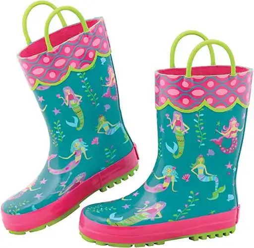stephen joseph 女童全件印花雨靴