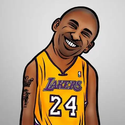 科比背影简笔画彩色 简笔画图片大全-蒲城教育文学网