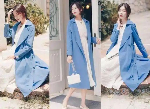 什么蓝色的衣服穿起来显得肤色白