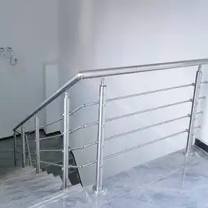 不锈钢楼梯扶手护栏室内家用阳台栏杆平台围栏简约现代侧装扶手
