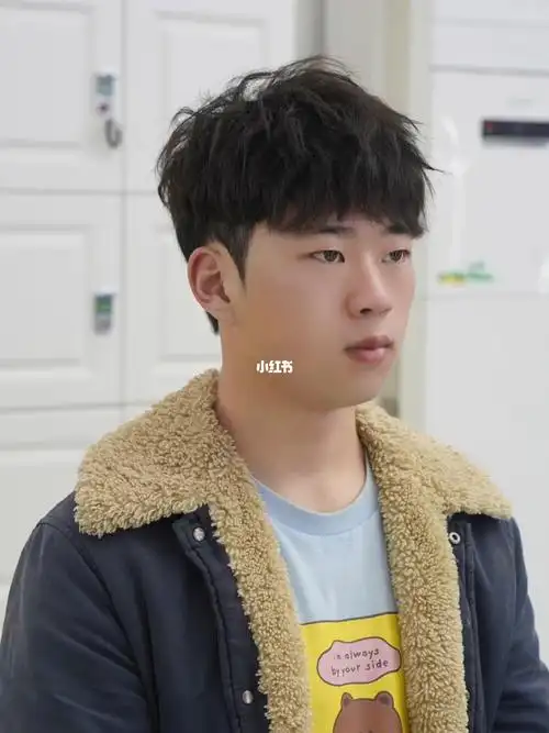 男生发型推荐蝴蝶烫鸣鸡韩式三七分10男生