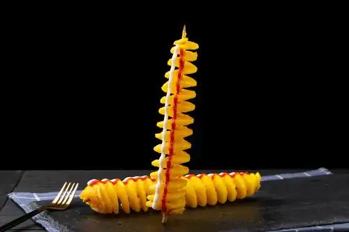 美食黄金薯塔 薯塔