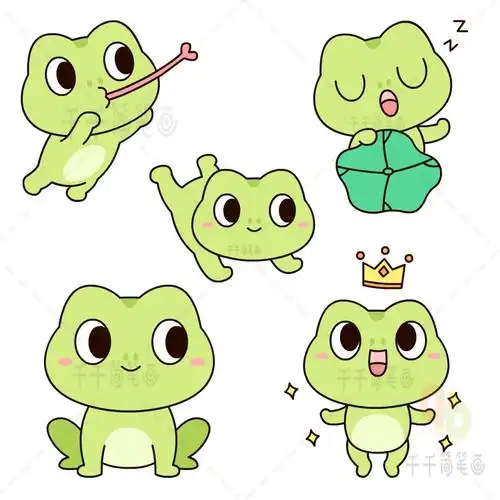 可爱的青蛙简笔画合集简单易学