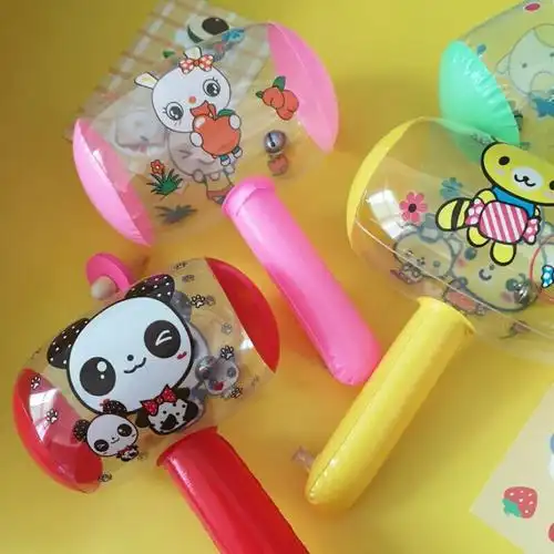 新年礼物圣诞限定锤充气锤子玩具大号榔头宝宝气球空气敲打气锤吹气大