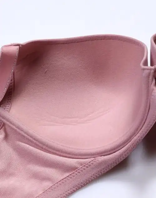 粉色酷感知性简约薄杯聚拢文胸