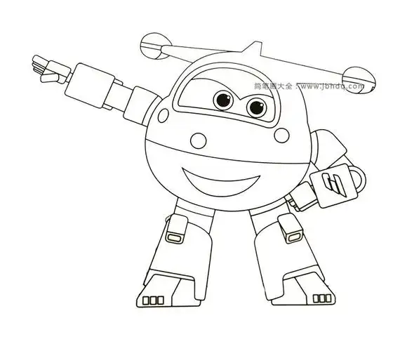 超级飞侠简笔画